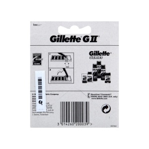 Lame de ras Gillette GII, 10 bucati, sistem cu doua lame, pentru o rasura precisa - Img 2