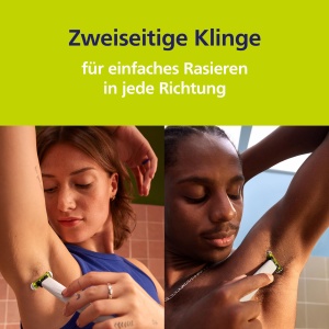 Lame intime Philips OneBlade - 2x lame de schimb SkinProtect, tunderea si barbieritul zonei intime cu protectie suplimentara a pielii, QP229/50 - Img 2
