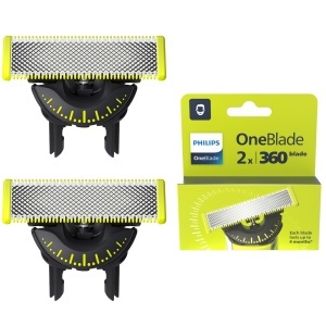 Lame Philips OneBlade 360 QP42060 Compatibile cu Toate Modelele OneBlade si Pro Set 2 Bucati