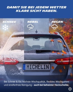 Lame Wiper Spate MICHELIN MR345 pentru Mazda CX-30 si Toyota Corolla, 345mm - Img 7