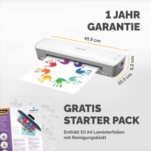 Laminator A3 Fellowes Ion - 125 microni, 10 folii incluse, usor de utilizat - Img 8