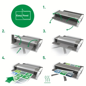 Laminator Leitz iLAM Touch 2 Turbo A3 AlbAnthracit High Speed 75200000 - Img 4