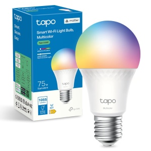 Lampa Alexa Tapo TP-Link L535E E27, certificata mata, 1055 lumeni, bec Wi-Fi inteligent reglabil multicolor, compatibil cu Alexa, Siri sau Google Assistant, programare si cronometru - Img 1