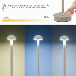 Lampa de birou BEPER P207ILI152, LED reincarcabila, 3 tonuri de culoare, USB Type-C - Img 4
