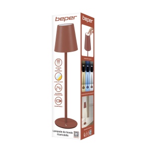 Lampa de birou Beper P207ILI204, LED reincarcabila, 3 culori, USB - Img 8