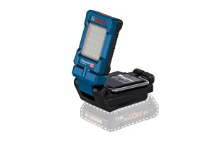 Lampa de lucru Bosch Professional GLI 18V-800, 800 Lumen, 20 LED-uri, design compact