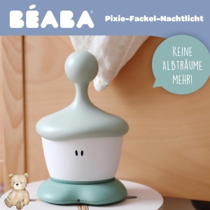Lampa de noapte pentru copii Beaba Pixie Stick 2 in 1, Verde, LED, Reincarcabila - Img 2