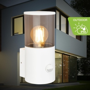 Lampa de Perete Exterioara TELEFUNKEN cu Senzor de Miscare, Alb, 240x135x105mm - Img 2