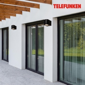 Lampa de perete exterior TELEFUNKEN, GU10, max. 3W, neagra, IP44 - Img 4