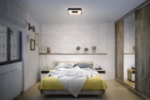 Lampa de tavan Osram ORBIS PIANA 24W 3000K Negru - Img 5