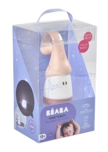 Lampa de veghe copii si bebelusi BEABA lumina blanda functie lanterna autonomie 90 ore roz - Img 7