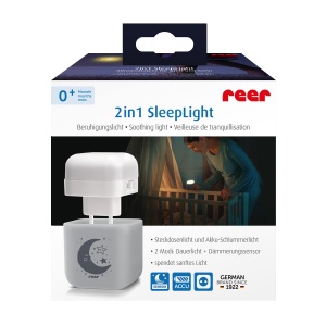Lampa de veghe reer SleepLight 2in1 LED senzor automat gri deschis - Img 7