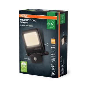 Lampa exterioara cu senzor Osram ENDURA, 3000K, din aluminiu reciclat - Img 2