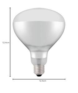 Lampa infrarosu Hendi 230V250W E27 Lumina alba Rezistenta la socuri - Img 5