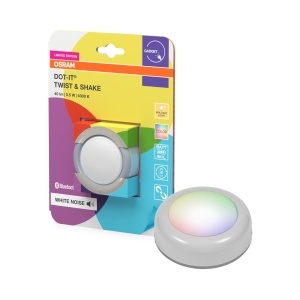 Lampa inteligenta portabila Osram SMART DOT-IT, 16 milioane culori, reincarcabila USB-C