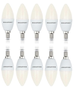 Lampa LED Blaupunkt E14 7W, 595 Lumen, 2700K, 10 bucati