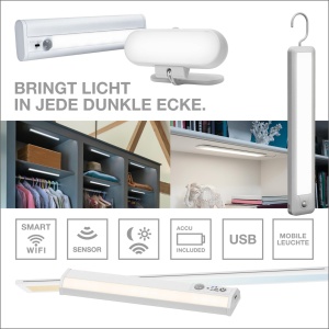Lampa LED cu senzor LEDVANCE, 30 cm, RGBW, 8 W, aluminiu - Img 2