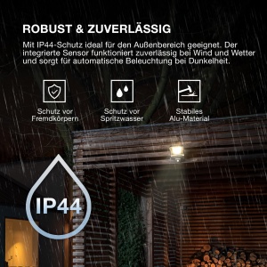 Lampa LED cu senzor OSRAM ENDURA FLOOD 20W, 3000K, 1800 Lumen, Alb - Img 5