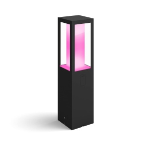 Lampa LED de exterior Philips Hue Impress, dimabila, 16 milioane culori, neagra