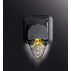 Lampa LED de Noapte Hama Bernstein, 0.2W, Culoare Amber, Eurostecker - Img 4