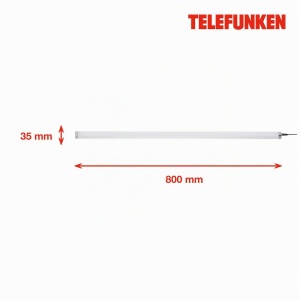 Lampa LED de sub dulap TELEFUNKEN, 80 cm, 9 W, senzor tactil, argintie - Img 7