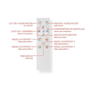 Lampa LED de tavan TELEFUNKEN RGBIC Magic, 24W, Negru - Img 7