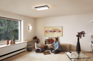 Lampa LED Deckenleuchte LEDVANCE ORBIS MAGNET SMART Wi-Fi 42W, 3000-6500K, Neagra - Img 3