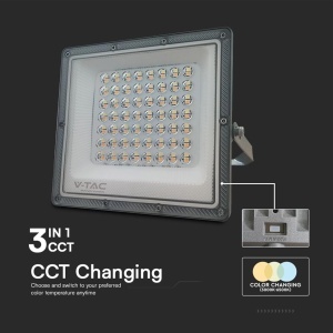 Lampa LED Exterior V-TAC 50W, 5000 Lumen, IP65, CCT 3-in-1 - Img 4