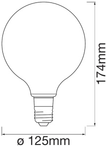 Lampa LED Inteligenta LEDVANCE Smarte, E27, Dimmabila, Filament Globe Gold, 4 buc - Img 7