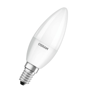 Lampa LED OSRAM Base Classic B, 5.7W, E14, 3 buc, cald