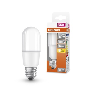 Lampa LED OSRAM E27, 8W, 2700K, Warm White, Ersatz 60W