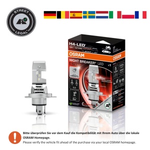 Lampa LED Osram NIGHT BREAKER SPEED H7 450, 6000K, 450 luminozitate - Img 2