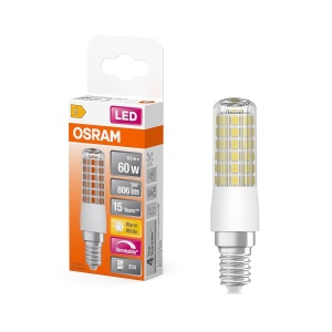 Lampa LED Osram Superstar Slim, E14, Dimmbara, 2700K, 60W Echivalent