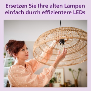 Lampa LED Philips Classic A60, 60W, E27, 2700K, 6 bucati - Img 3
