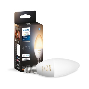 Lampa LED Philips Hue E14, dimmabila, lumina calda si rece, controlata prin aplicatie