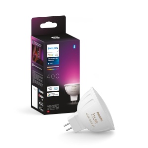 Lampa LED Philips Hue MR16, dimabila, 16 milioane de culori, ambientala