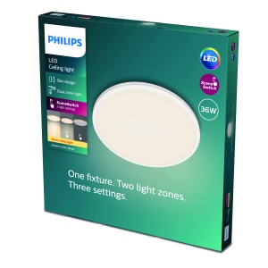 Lampa LED Philips Ozziet, 36W, dimabila, alba - Img 6