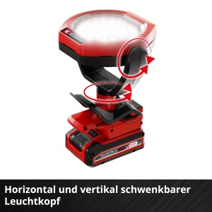 Lampa LED portabila Einhell GC-OL 181500 Li-Solo 18V 1500 lm cap rotativ - Img 8