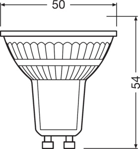 Lampa LED Reflektor OSRAM PAR16, 4.50W, Dimmabila, Culoare Cald Alb - Img 2