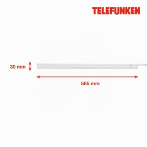 Lampa LED sub blat TELEFUNKEN 58,5 cm, 9W, lumina ajustabila, alba - Img 6