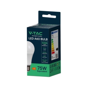 Lampa LED V-TAC E27 10.5W 1055 Lumen 3000K Alb - Img 2