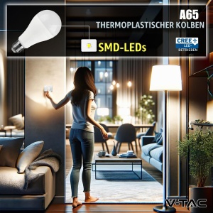 Lampa LED V-TAC E27 17W - 1710 Lumen, Culoare Kalt Alb, 2 Buc - Img 5