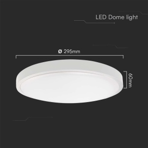 Lampa LED V-TAC Runde 24W, 2500 Lumen, Alb, IP44, 295mm - Img 4