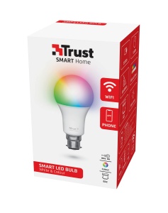 Lampa LED WiFi Trust Smart Home, B22, alba si colorata - Img 9