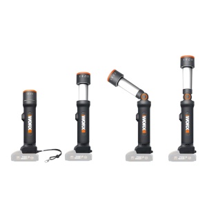 Lampa LED WORX WX027.9 4-in-1, 20V, 120-510 Lumen, Negru - Img 2