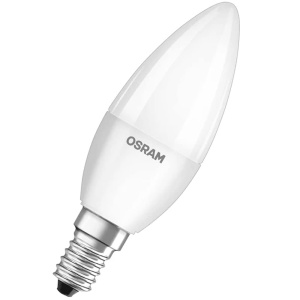 Lampa Osram Lamps LED Base Classic B, in forma de lumanare cu baza E14, nereglabila, Inlocuieste 5.5W = 40 Watt, mat, alb cald - 2700 Kelvin, 4 bucati (1 pachet) - Img 5