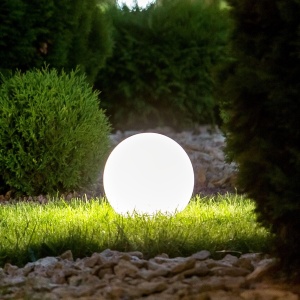 Lampa solara Beper P207ILO225, RGB-LED, 25 cm, cu senzor de lumina, IP44