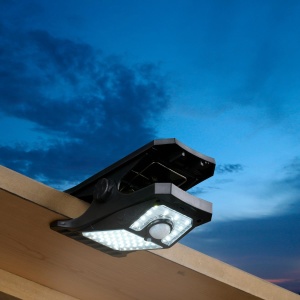 Lampa solara de gradina Grundig cu senzor de miscare, 3 moduri de lumina, neagra - Img 4