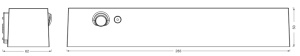 Lampa solara de perete OSRAM Endura Style Shore 12,4W IP54, 540 Lumen, gri - Img 4