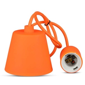 Lampa suspendata V-TAC model SKU.3484, E27, portocalie, 1000 mm - Img 7